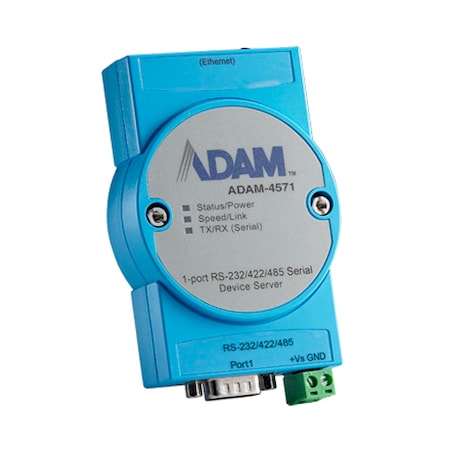 Advantech 1-Port Rs-232/422/485 Serial Device Server, ADAM-4571-CE ADAM-4571-CE
